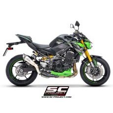 SC-PROJECT KAWASAKI Z900 (2020-2024) E5 S1 TLUMIČ, TITANIUM