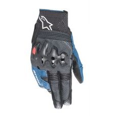 RUKAVICE MORPH SPORT, ALPINESTARS (ČERNÁ/TMAVĚ ŠEDÁ/MODRÁ/ČERVENÁ) 2024