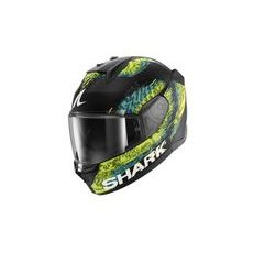 SHARK INTEGRÁLNÍ PŘILBA D-SKWAL 3 SPEED-VIB MAT ČERNÁ MODRÁ ŽLUTÁ