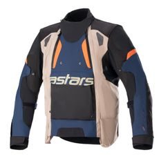 BUNDA HALO DRYSTAR, ALPINESTARS (TMAVĚ MODRÁ/KHAKI/ORANŽOVÁ/ČERNÁ) 2023