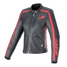 BUNDA STELLA DYNO, ALPINESTARS, DÁMSKÁ (ČERNÁ/ČERVENÁ) 2024