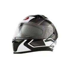 MAXX INTEGRÁLNÍ PŘILBA FF985 INTEGRÁLNÍ HELMA SE SLUNEČNÍ CLONOU ČERNO STŘÍBRNÁ