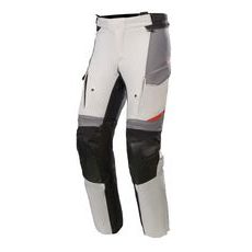 KALHOTY ANDES DRYSTAR, ALPINESTARS (SVĚTLE ŠEDÁ/TMAVĚ ŠEDÁ/ČERNÁ/ČERVENÁ)