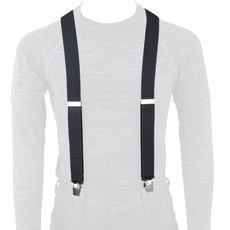 KŠANDY SLIM, OXFORD (ČERNÉ, ŠÍŘKA 35 MM, 4 PŘEZKY)