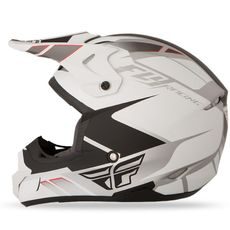PŘILBA KINETIC IMPULSE, FLY RACING - USA (BÍLÁ/ČERNÁ)
