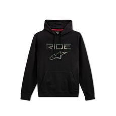 MIKINA RIDE 2.0 CAMO HOODIE, ALPINESTARS (ČERNÁ)
