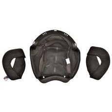 LÍCNICE A KLOBOUK PRO PŘILBY OXYGEN 2.0, CASSIDA (ČERNÁ/ŠEDÁ)