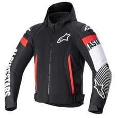 BUNDA ZACA AIR WATERPROOF, ALPINESTARS (ČERNÁ/BÍLÁ/ČERVENÁ FLUO) 2024