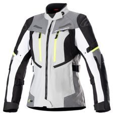 ALPINESTARS DÁMSKÁ TEXTILNÍ MOTO BUNDA STELLA BOGOTA PRO DRYSTAR ŠEDÁ/ČERNÁ/ŽLUTÁ FLUO