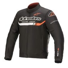 BUNDA T-SP S IGNITION WATERPROOF, ALPINESTARS (ČERNÁ/BÍLÁ/ČERVENÁ FLUO)