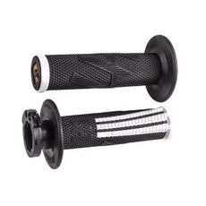 ODI GRIPS PRO MX LOCK-ON V2 EMIG 4-STROKE BLACK/WHITE