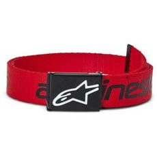 PÁSEK LINEAR WEB BELT, ALPINESTARS (ČERNÁ/ČERVENÁ)