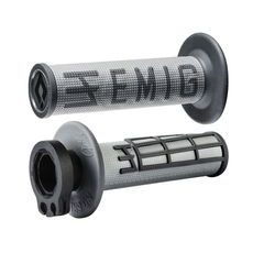 ODI GRIPS MX LOCK-ON V2 EMIG 4-STROKE GREY/GRAPHITE