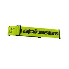 NÁHRADNÍ TEXTILNÍ POPRUH PRO BRÝLE SUPERTECH, ALPINESTARS (ŽLUTÁ FLUO/ČERNÁ)