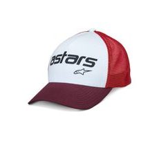 KŠILTOVKA VITAL TRUCKER, ALPINESTARS (BÍLÁ/HNĚDO ČERVENÁ/ORANŽOVÁ)