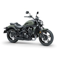 KAWASAKI VULCAN S SE ABS MY24 PEARL MATTE SAGE GREEN / METALLIC FLAT SPARK BLACK