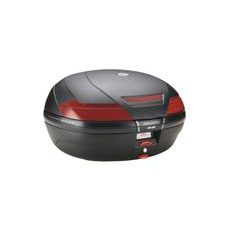 MONOKEY TOPCASE - 47L, KAPPA (ČERNÝ S ČERVENÝMI ODRAZKAMI)