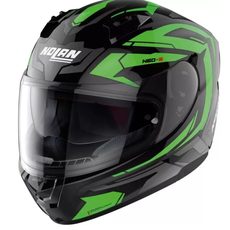 NOLAN INTEGRÁLNÍ MOTO PŘILBA N60-6 ANCHOR 24  ČERNÁ ZELENÁ