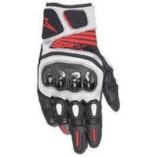 RUKAVICE SP X AIR CARBON 2, ALPINESTARS (ČERNÁ/BÍLÁ/ČERVENÁ FLUO)