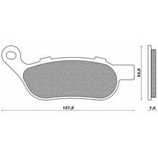 BRZDOVÉ DESTIČKY (SMĚS ROAD HD SINTERED) NEWFREN (2 KS V BALENÍ)