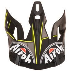 NÁHRADNÍ KŠILT PRO PŘILBY AVIATOR 2.2 STYLING, AIROH (ŽLUTÁ/ČERNÁ/ŠEDÁ)