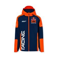 BUNDA HARDSHELL, KTM RED BULL (MODÁ,ORANŽOVÁ)