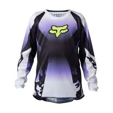 FOX YTH 180 MORPHIC JERSEY - BLACK/WHITE MX