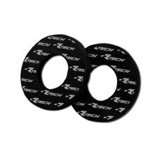 PODLOŽKY GRIPŮ DONUTS, RTECH (ČERNÉ, PÁR)