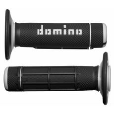 GRIPY A020 (OFFROAD) DÉLKA 118 MM, DOMINO (ČERNO-ŠEDÉ)