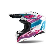 PŘILBA AVIATOR 3.0 WAVE, AIROH (RŮŽOVÁ/CHROM)
