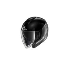 PŘILBA OTEVŘENÁ SHARK CITYCRUISER DUAL BLANK BARVA ČERNÁ