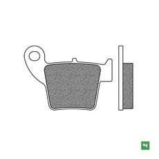 BRZDOVÉ DESTIČKY, NEWFREN (SMĚS OFF ROAD DIRT SINTERED) 2 KS V BALENÍ