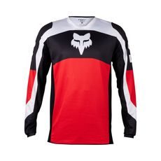 FOX 180 NITRO JERSEY - EXTD SIZES - M, FLUO RED MX24