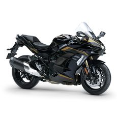KAWASAKI NINJA H2 SX MY26 METALLIC BRILLIANT GOLDEN BLACK / METALLIC DIABLO BLACK