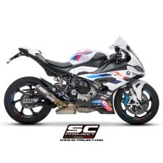 SC-PROJECT VÝFUK Z UHLÍKOVÝCH VLÁKEN CR-T S MŘÍŽKOU PROTI KAMENŮM BMW S 1000 RR (23-24) E5