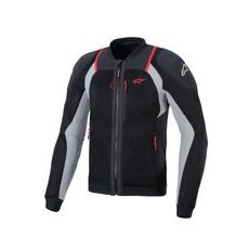 BUNDA TROOP-AIR PRO, ALPINESTARS (ČERNÁ/SVĚTLE ŠEDÁ/ČERVENÁ) 2025
