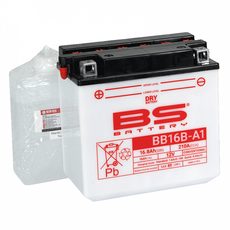 KONVENČNÍ MOTOCYKLOVÁ BATERIE BS-BATTERY BB16B-A1 VČETNĚ BALENÍ KYSELINY