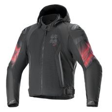 BUNDA ZACA AIR VENOM WATERPROOF, ALPINESTARS (ČERNÁ/ČERVENÁ FLUO) 2024