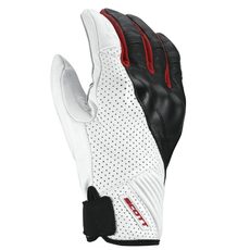 SCOTT PÁNSKÉ MOTO RUKAVICE GLOVE LANE 2 WHITE RED 