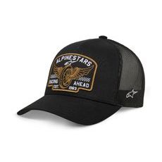 KŠILTOVKA HERITAGE PATCH TRUCKER, ALPINESTARS (ČERNÁ/ČERNÁ)