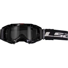 LS2 AURA ENDURO SERIES GOGGLE BLACK WITH CLEAR VISOR