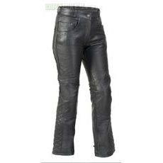 MBW BRIGITA DÁMSKÉ KOŽENÉ MOTO KALHOTY (ČERNÉ)
