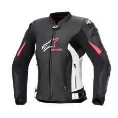 BUNDA STELLA GP PLUS 4, ALPINESTARS, DÁMSKÁ (ČERNÁ/BÍLÁ/RŮŽOVÁ) 2024