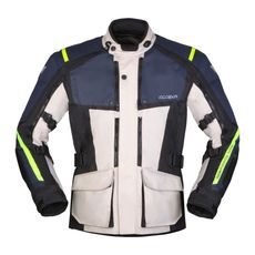 MODEKA PÁNSKÁ MOTO BUNDA VARUS MODRO BÍLÁ