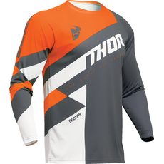 THOR DĚTSKÝ DRES SECTOR CHECKER TM.ŠEDÁ/ORANŽOVÁ
