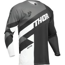THOR DRES JERSEY SECTOR CHKR ČERNÁ/ŠEDÁ/BÍLÁ