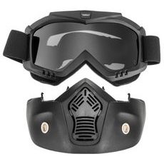 BRÝLE S MASKOU URNA (TMAVÉ PLEXI), NOX