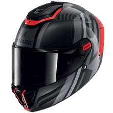SHARK INTEGRÁLNÍ MOTO PŘILBA SPARTAN RS CARBON SHAWN ČERNÁ ČERVENÁ
