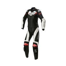DVOUDÍLNÁ KOMBINÉZA STELLA GP PLUS 2, ALPINESTARS (ČERNÁ/BÍLÁ/ČERVENÁ) 2024