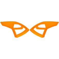 ČELNÍ KRYTY VRCHNÍ VENTILACE PRO PŘILBY CROSS PRO 2, CASSIDA (ORANŽOVÁ)